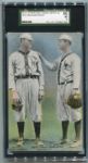 M101-3 Sporting News Johnson/Street Postcard SGC 60