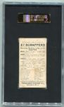 E79 Philadelphia Caramel Scrappers Young Corbett SGC 50