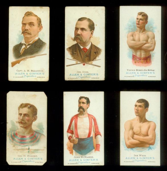 1887 N28 "The Worlds Champions" Group of 6 Sports  Non-Baseball