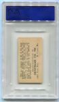 1928 Sweetman #43 Artie Nehf PSA 4 Only One Graded!