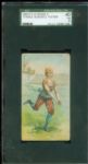 1880s N360 SW Venable Female Baseball Player  SGC 40 (very nice)