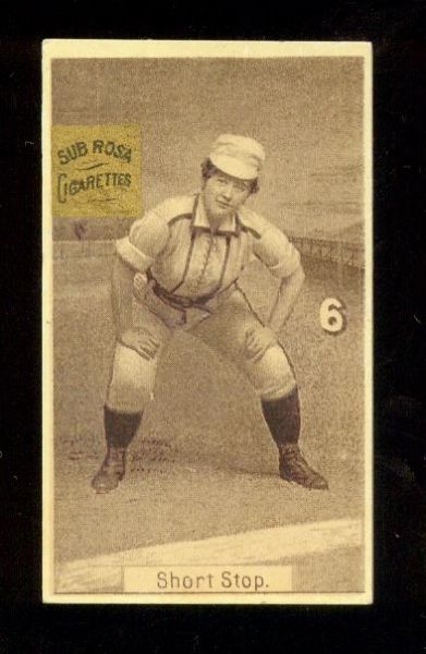 N508 Sub Rosa #6 Short Stop woman baseball player