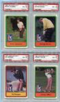 1981 Donruss Golf Lot of Eight All PSA 8's 