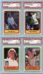 1981 Donruss Golf Lot of Seven All PSA 8's Including Nicklaus , Kite & Watson 