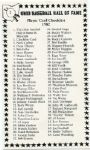 1982 Ohio Baseball Hall Of Fame Complete set w/Fonseca Autographed