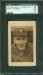 1922 W501 Daubert SGC 80 & V100 Willards Eppa Rixey HOF'er  SGC 20