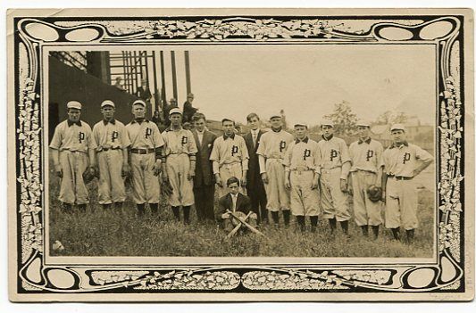 Early 1900s RPPC of College Team In Uniform