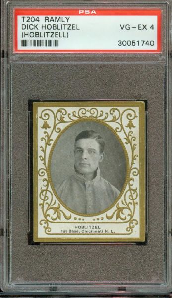 T204 Ramly Hoblitzel (Hobilitzell) PSA 4   VG-EX