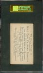 1887 Gold Coin (Buchner) N284 McCormick, Pitcher Pittsb'g  SGC 80