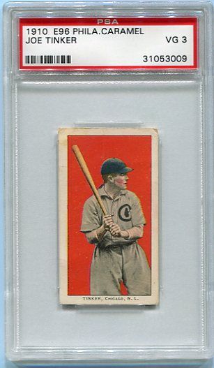 E96 Joe Tinker PSA 3