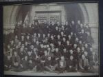 1890 Pach Bros. Imperial Plate Photo Wilson Hall Dartmouth College Huge Array of Sports Equipment and People