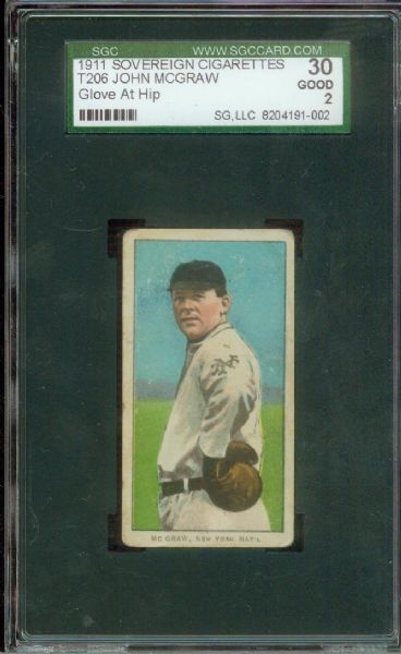 T206 John McGraw Sovereign 460 SGC 30
