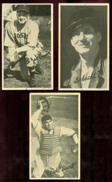 R314 Goudey Wide Pen lot of 5-  Simmons, Shacht, P.Waner, Cronin, Sewell