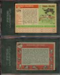 1955 Topps Killebrew and 1958 Topps Sluggers w/Kluszewski & Williams