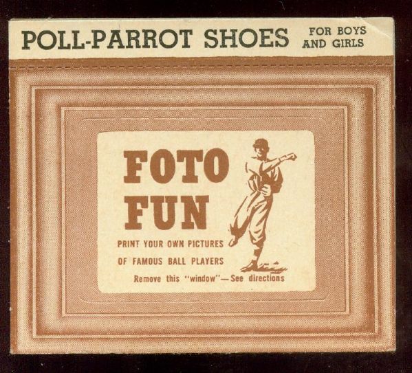 1938 Clopay Foto Fun- Unopened pack!!!  W/Poll Parrot ad