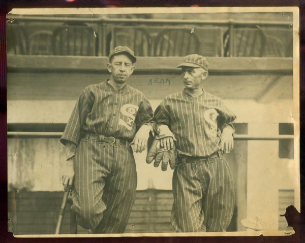 Ty Cobb, Eddie Collins and Bill McKechnie photos (3)