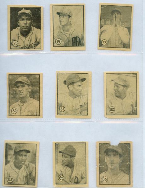 R-Unc Cuban Caramelo Deportivo Felices 1945-46, 1946-47  (62 cards)
