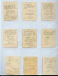 R-Unc Cuban Caramelo Deportivo Felices 1945-46, 1946-47  (62 cards)