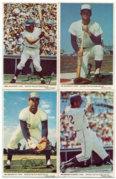 1972 Pro Star Promotions Lot of 8 Montreal Expos