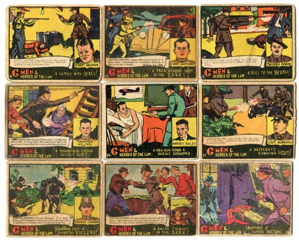 R60 G-Men Lot of 21 Mostly Different