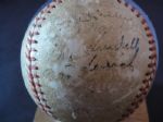 1946 New York Yankees Autographed Baseball 27 Signatures