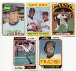 Juan Marichal 5 Card Lot 1969-1974