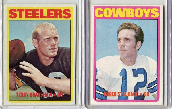 1972 Topps Football Lot of 25 Stars-Mostly HOFers
