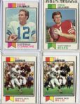 1973 Topps Football Lot of 41 Star Cards Loaded With HOFers