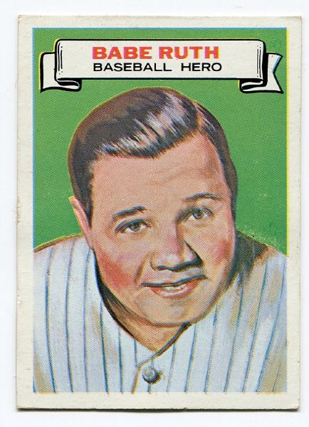 1967 Topps Who Am I? Babe Ruth #12 Exmt