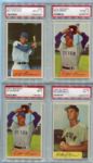 1954 Bowman Baseball Lot of Eleven All PSA Graded 5-8's