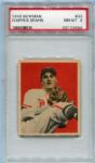 1949 Bowman Baseball #33 Warren Spahn PSA 8