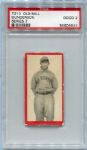 T210 Gunderson, Goldsboro Series 7 PSA 2