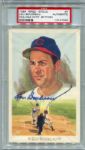 1989 Perez-Steele #7 Lou Boudreau Autographed PSA/DNA Certified Authentic