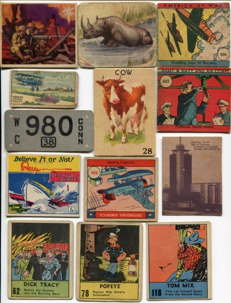 Tremendous R-Card lot of 78 Different Plus 3 V-Cards