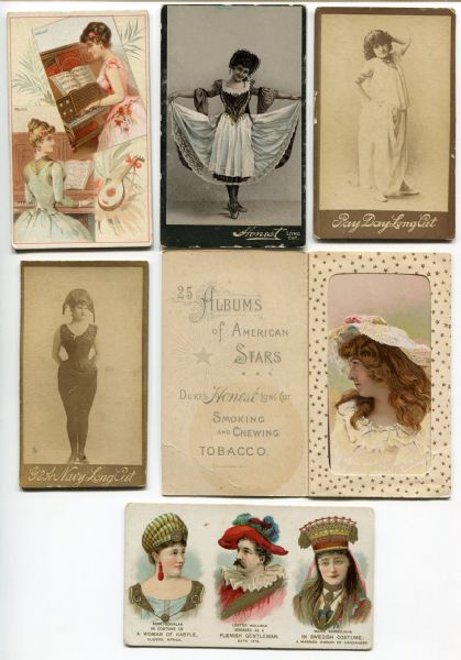 N82 thru N151 Duke Cigarettes & Honest Long Cut Large Size Non-Sports Cards
