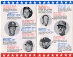 Ted Williams Two Item Lot- Baseball Card News Card & 1971 Chrysler-Plymouth All-Star Game Brochure