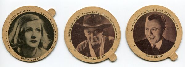 Three Different Dixie Lids Movie Stars