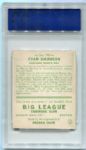 1933 Goudey #195 Evar Swanson, Chicago White Sox PSA 6