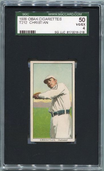 T212-1 1909 Obak Christian Oakland SGC 50