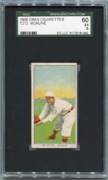 T212-1 1909 Obak McKune Oakland SGC 60