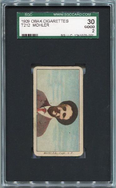 T212-1 1909 Obak Mohler San Francisco SGC 30