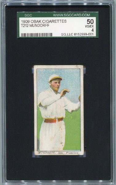 T212-1 1909 Obak Mundorff San Francisco SGC 50