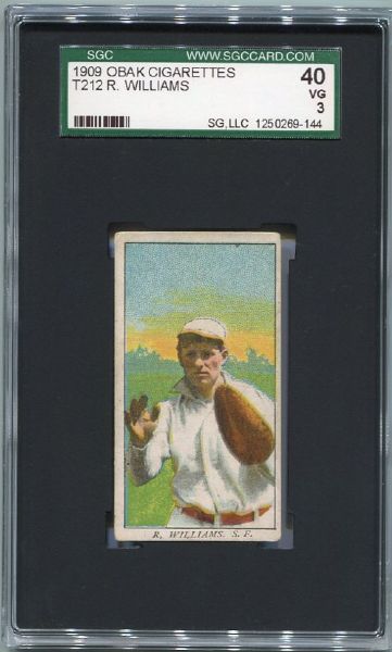 T212-1 1909 Obak R. Williams San Francisco SGC 40
