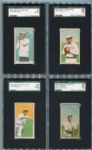 T212-1 1909 Obak Lot of 12 Different All SGC Graded