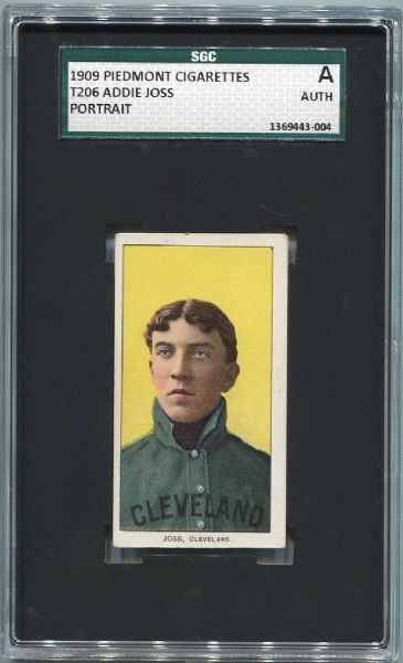 T206 Addie Joss Portrait SGC AUTH