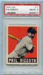 1948 Leaf #11 Phil Rizzuto PSA 8
