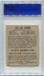 1948 Leaf #22 Al Evans PSA 8