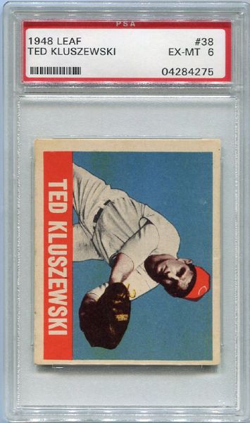 1948 Leaf #38 Ted Kluszewski PSA 6