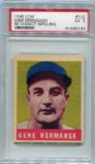 1948 Leaf #102 Gene Hermansk (Incorrect Spelling) PSA 5