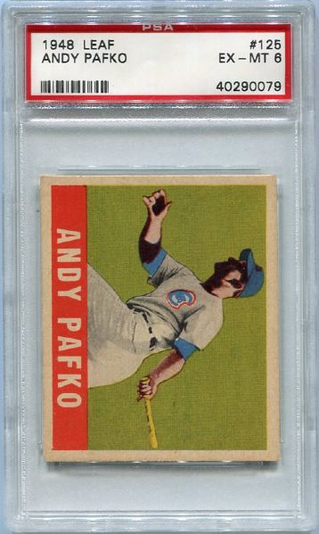 1948 Leaf #125 Andy Pafko PSA 6